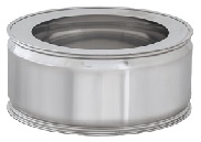 Adaptador a Caldera chimenea acero inoxidable Doble Pared 150mm Practic